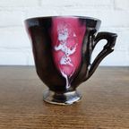 Vintage Frans Roze Keramiek Vallauris Koffie En Theeservies / Compleet 60S / 70S Theeservies thumbnail 21