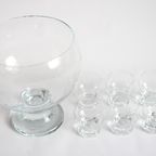 Punch Bowl By Erkkitapio Siiroinen For Riihimaen Lasi, Finland 1970S thumbnail 3