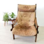 Vintage Torbjørn Afdal Fauteuil Stoel Bruksbo Jaren 60 thumbnail 4