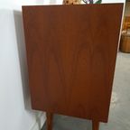 Teak Fineer Dressoir Met Lades Vintage thumbnail 11