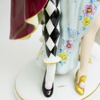 Bohemia Royal Dux Porseleinen Beeld Harlequin & Columbine Tsjechië thumbnail 2