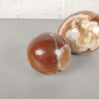 Duo Stenen Bollen (Calciet?) thumbnail 5