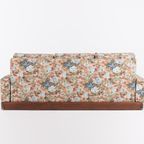 Italian Mid-Century Modern Sofa In Floral Fabric, 1960’S thumbnail 5