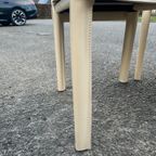 Set Van 4 Italiaanse Stoelen Arper Leder thumbnail 14