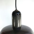 Vintage Metalen Industriële Hanglamp Zwart thumbnail 3