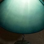 Vintage Frost Glass Tafellamp, Groen/blauw thumbnail 13