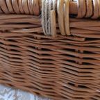 Vintage Picknickmand Van Optima England, Uniek & Duurzaam Gerestyled thumbnail 12