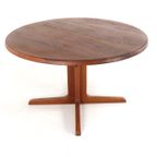 Niels Bach Vintage Ronde Eettafel Eetkamertafel Deens Massief Teak thumbnail 2