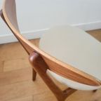 Vintage Deense Eetkamerstoel In Teak 1960 thumbnail 9