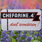 Top Emaille Bord Van Chefarine 4, Langcat Bussum. thumbnail 2