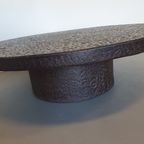 Beautiful Composite, Resin Stone Look Brutalist Coffee Table thumbnail 3