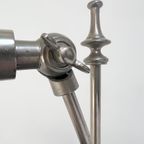Zilverkleurige Vintage Bocx Tafellamp, 1980’S thumbnail 5