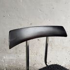 Black Fabric And Chrome Chairs thumbnail 6