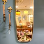 Vintage Wandspiegel Spiegel Mirror Messing Goud thumbnail 10