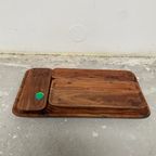 Polspotten Planki Dienblad Set Van 4 Naturel thumbnail 3