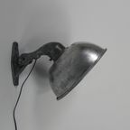 Industriele Aluminium Straatlamp, Wandlamp, Jaren 50 thumbnail 11