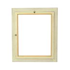 Vintage Vergulde Lijst Barok Stijl Rood Fluweel Klassiek 65x55cm thumbnail 3