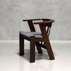 Brutalist Eettafelstoelen Vintage Eetkamerstoelen Prijs P/St thumbnail 6