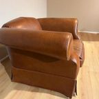 Chesterfield Look 3 Zits Bank + Fauteuil - Bruin - Leder thumbnail 23