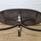 Vintage Franse Brutalist Salontafel Jean Jaffeux thumbnail 5