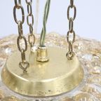 Deense Hanglamp | Vintage | Amberkleurig Glas | Wengé thumbnail 10