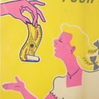 Vintage Ingelijste Poster Loterie Nationale France Fifties Reclame M. Pineau thumbnail 2