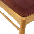 Set Van 4 Niels Bach Stoelen Eetkamerstoelen 'skodsborgskov' Vintage thumbnail 16