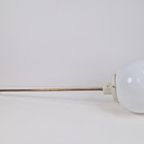 Vintage Bol Hanglamp Schoollamp Koper Stang Art Deco ‘50 thumbnail 10