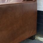 Strakke Leren Fauteuil In Nette Staat, Art Deco Stijl,75 Cm Hoog Achterkant thumbnail 14