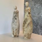 Keramische Beelden In Wabi-sabi-stijl thumbnail 2
