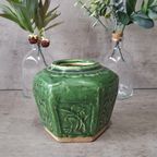 Chinees Groen Geglazuurde Gember Shekwan / Shiwa Pot thumbnail 8