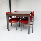 Set Van 4 Pali Eetkamerstoelen Van Louis Van Teeffelen, 1960 thumbnail 18