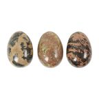Set Van 3 Grote Eieren Massief Marmer Natuursteen Decoratief thumbnail 11