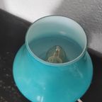 Vintage Tafellamp Mushroom Blauw thumbnail 4
