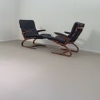 Vintage Kengu Lounge Chairs By Elsa & Nordahl Solheim For Rybo Rykken & Co thumbnail 11