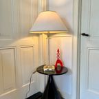 Glasstube & Brass Hollywood Regency Lamp thumbnail 14