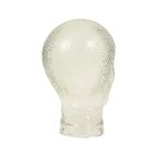 Vintage Glazen Hoofd Etalage Mannequin Koptelefoon Display 26cm thumbnail 7