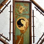 Japanese Bamboo And Cast Iron Wardrobe By Perret Vibert, Circa 1900 thumbnail 13