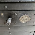 Zwart Indiaas Boho Kastje Met Ornamenten thumbnail 10