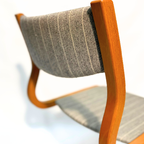 Mid-century Danish Magnus Olesen Chairs, 1970s, Set Of 3 thumbnail 10