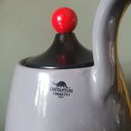 Vintage Memphis Stijl Theepot – Costantini L'ogetto, Italy, Jaren '80 thumbnail 3