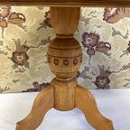 Ronde Salon/wijntafel Restyle Peach Hout Brocante thumbnail 5