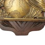 Antieke Griekse Godin Plaque Bas Reliëf Neogotiek Revival 29cm thumbnail 11