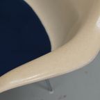 Set Of Three Parchment Fiberglass Dax Armchairs Eames For Herman Miller / Vitra thumbnail 8