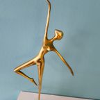 Vintage Messing Ballerina  Ballet Danseres Dame Vrouw Meisje thumbnail 12