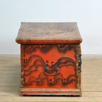 Folk Art Bruidskist, Circa 1850 thumbnail 15