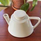 Vintage Ikea Varme Theepot In Wit Keramiek - Strak Design thumbnail 5