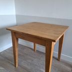 Massief Teakhouten Tafel/Eettafel thumbnail 2