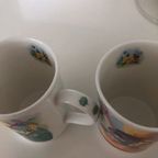 4x Engelse Bekers Fijn Bone China Engeland , Bone China Engeland / Disney thumbnail 8