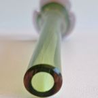 Groen Slanke Vaas, Murano Stijl, 1960-1970 thumbnail 7